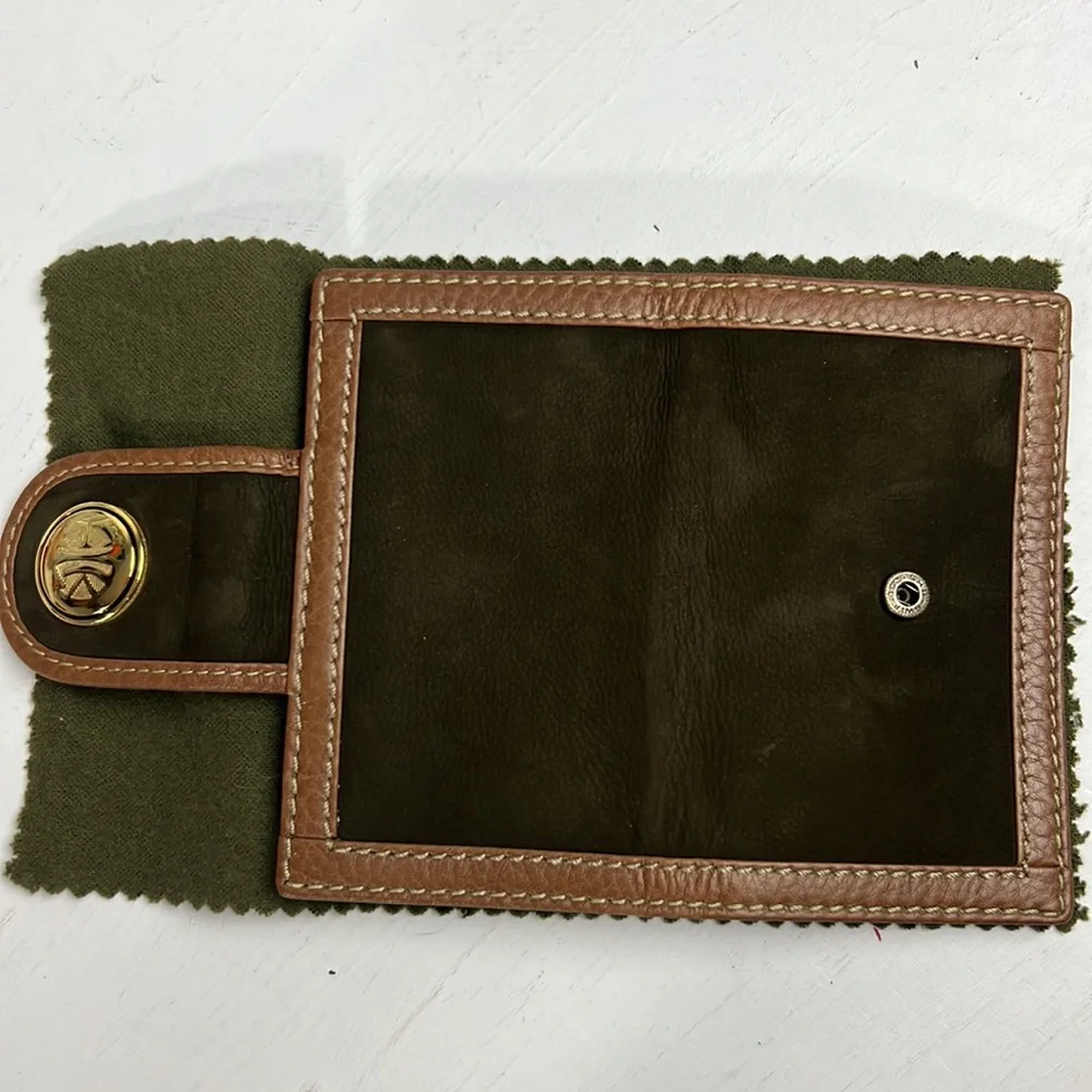 Auth. LOEWE KNAPPE Suede Leather 6 Ring Key Holder brown wallet vtg w.box unisex